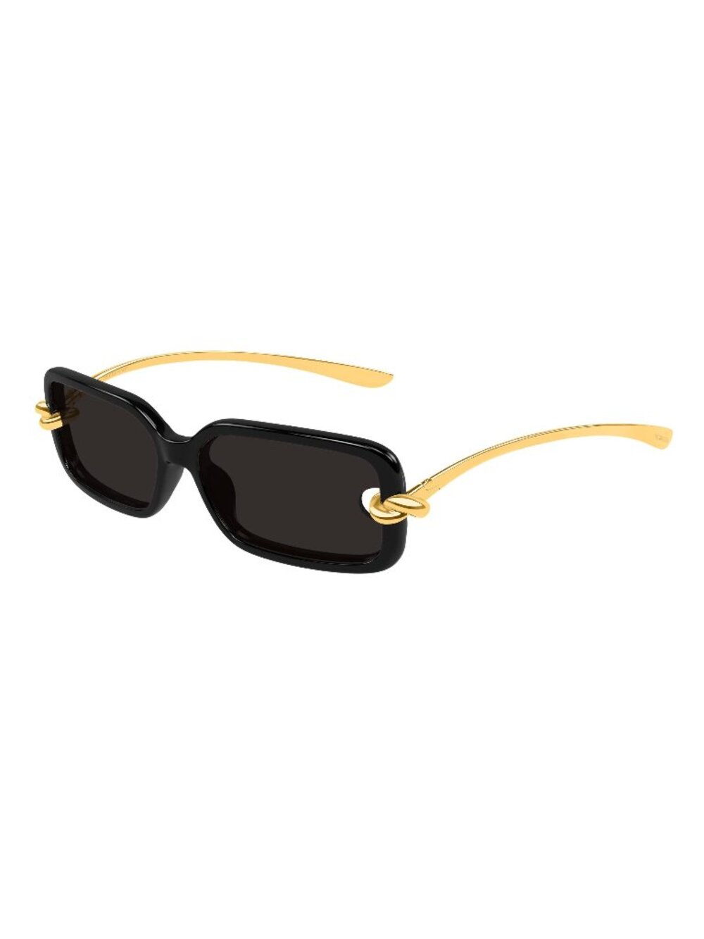 New Bottega Veneta Women's Sunglasses Black Grey Lens Injected Frame BV1439S 001